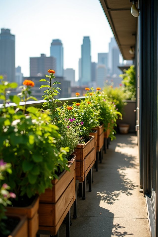 vertical gardening balcony planters