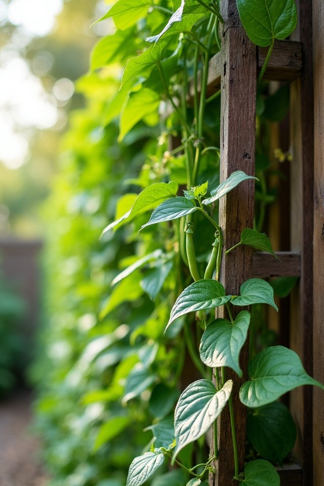 vertical gardening for beans
