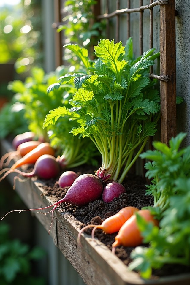 vertical gardening for root vegetables