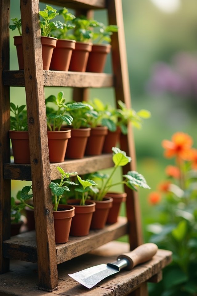vertical gardening frame construction
