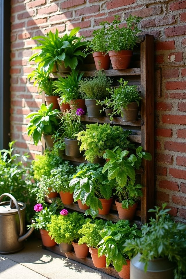 vertical gardening frame ideas