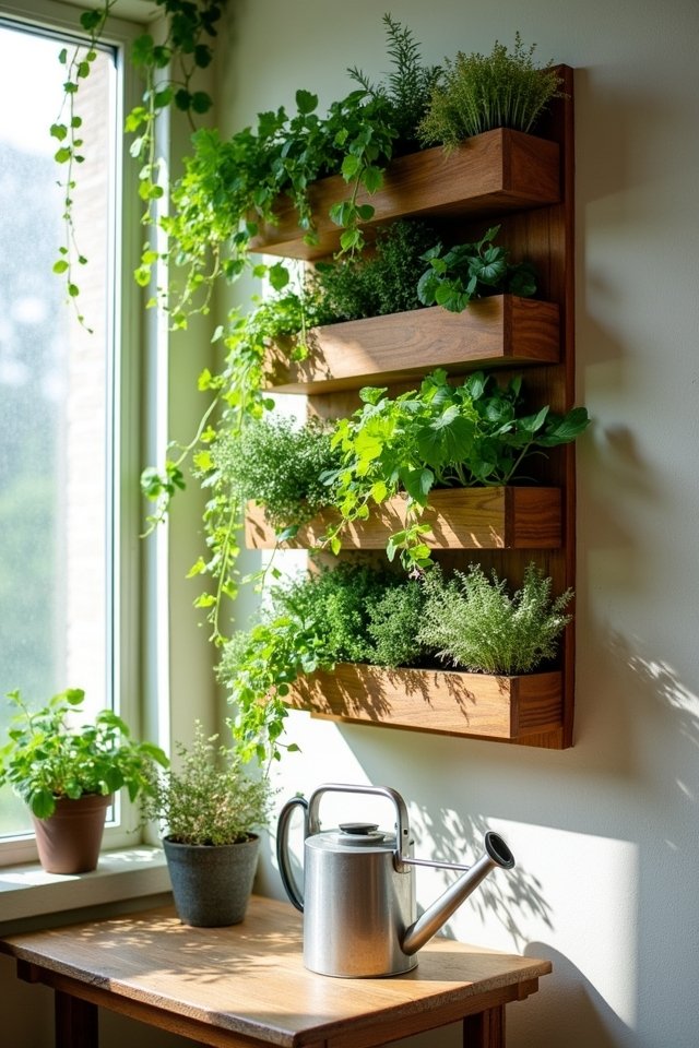 vertical gardening in low light