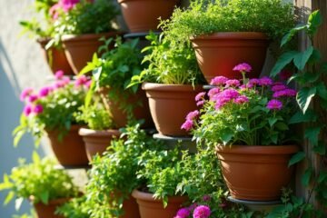 vertical gardening pot ideas