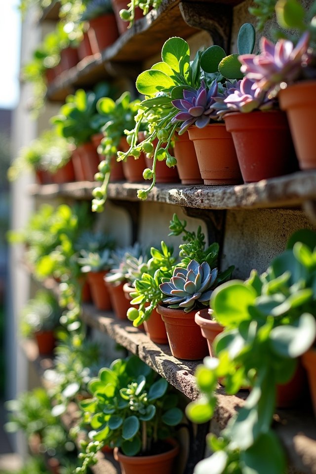 vertical gardening showcasing creativity