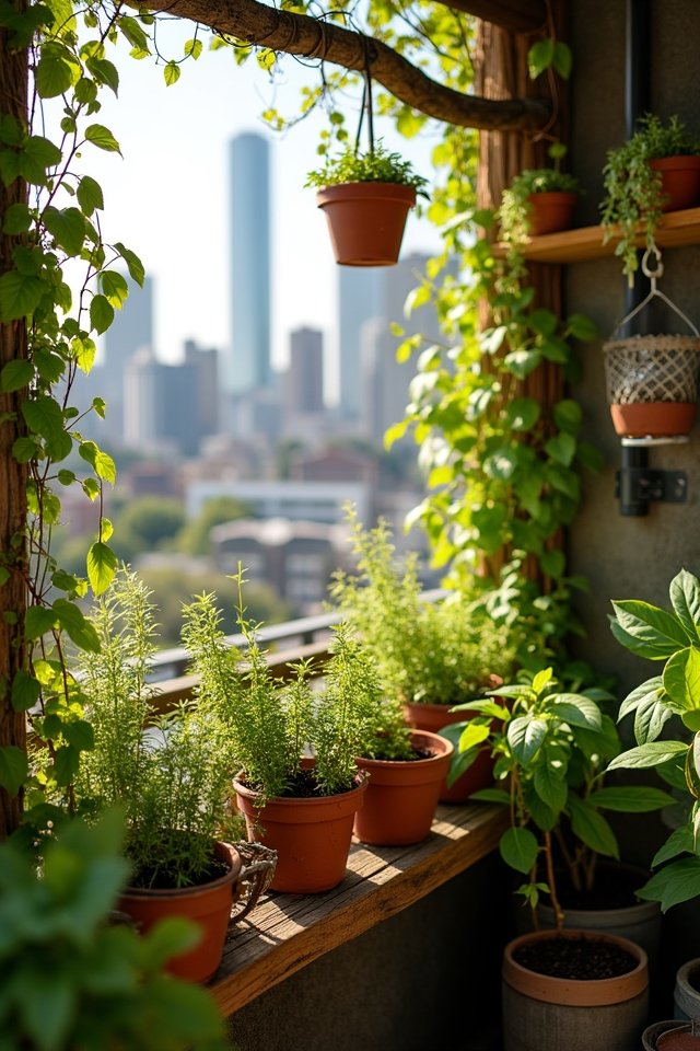 vertical gardening space saving techniques