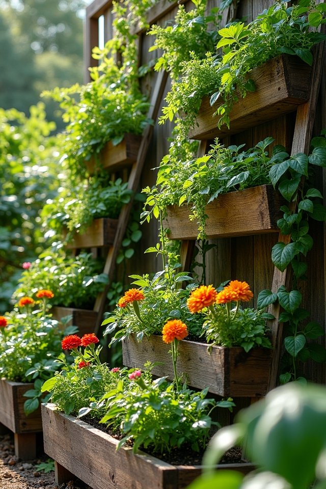 vertical gardening space saving techniques