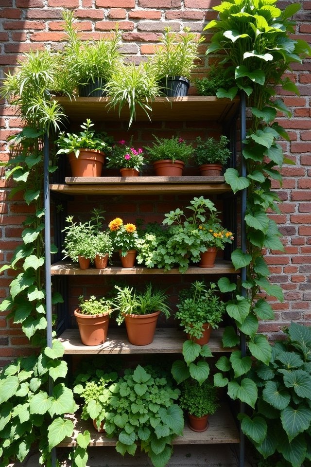 vertical gardening wall displays