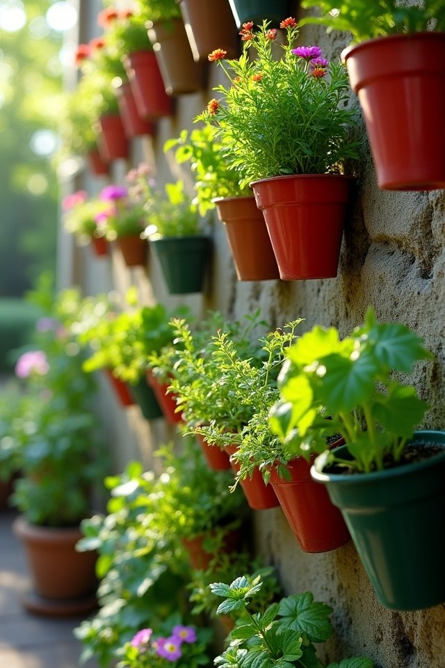 vertical gardening wall planters