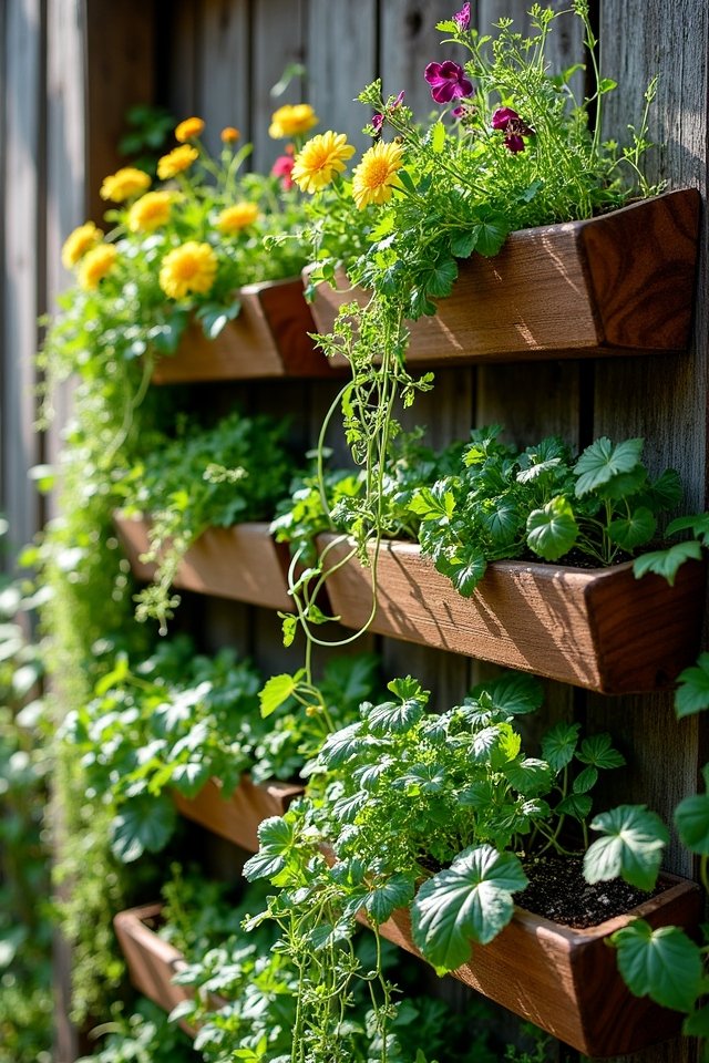 vertical gardening with creativity