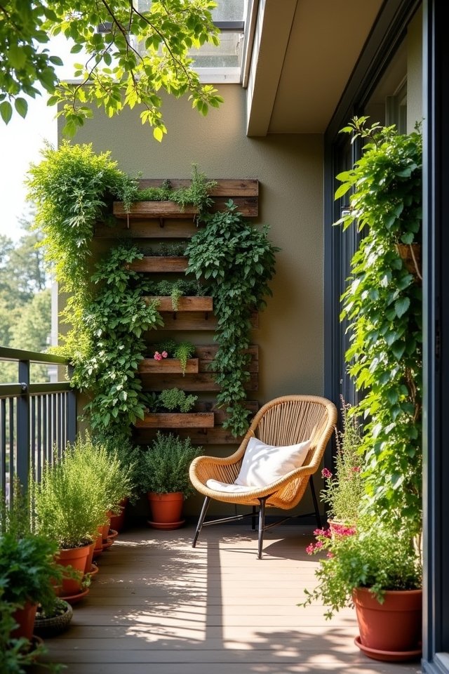 vertical gardening with trellises