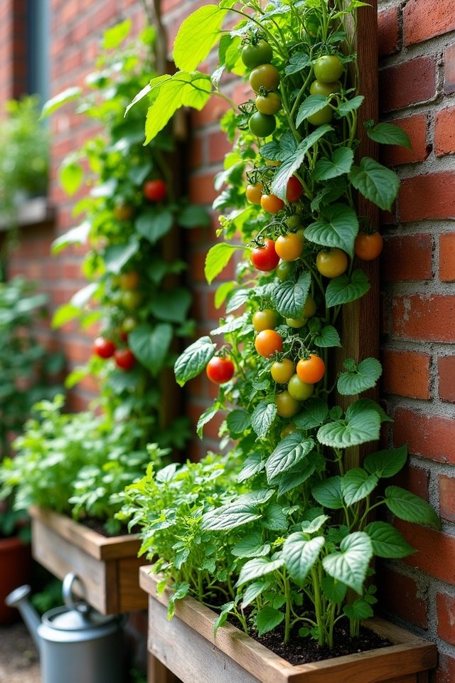 vertical gardening with vegetables