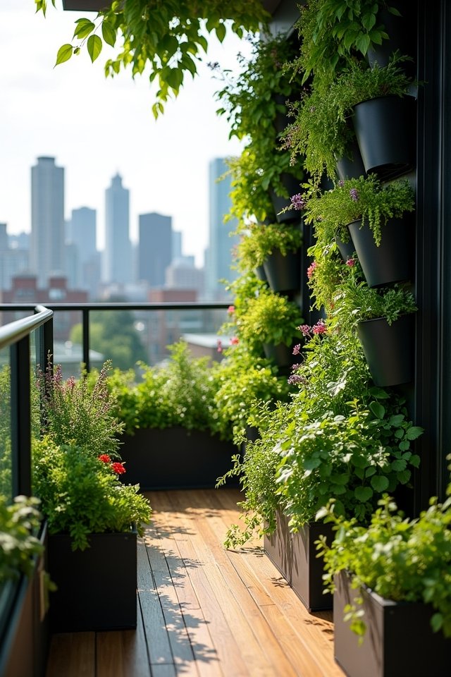 vertical gardens enhance air quality