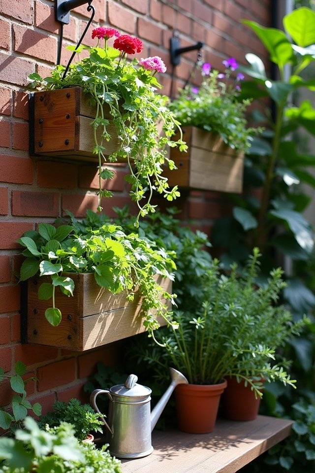 vertical herb and vegetable garden