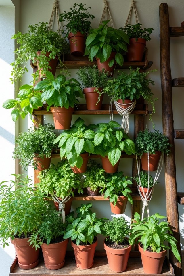 vertical herb garden creativity
