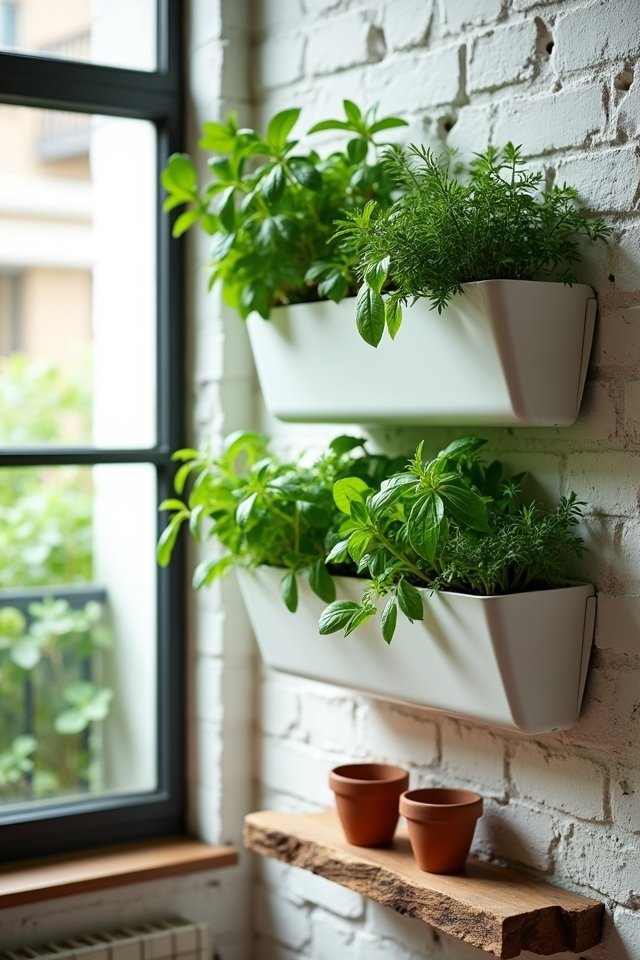 vertical herb garden decor