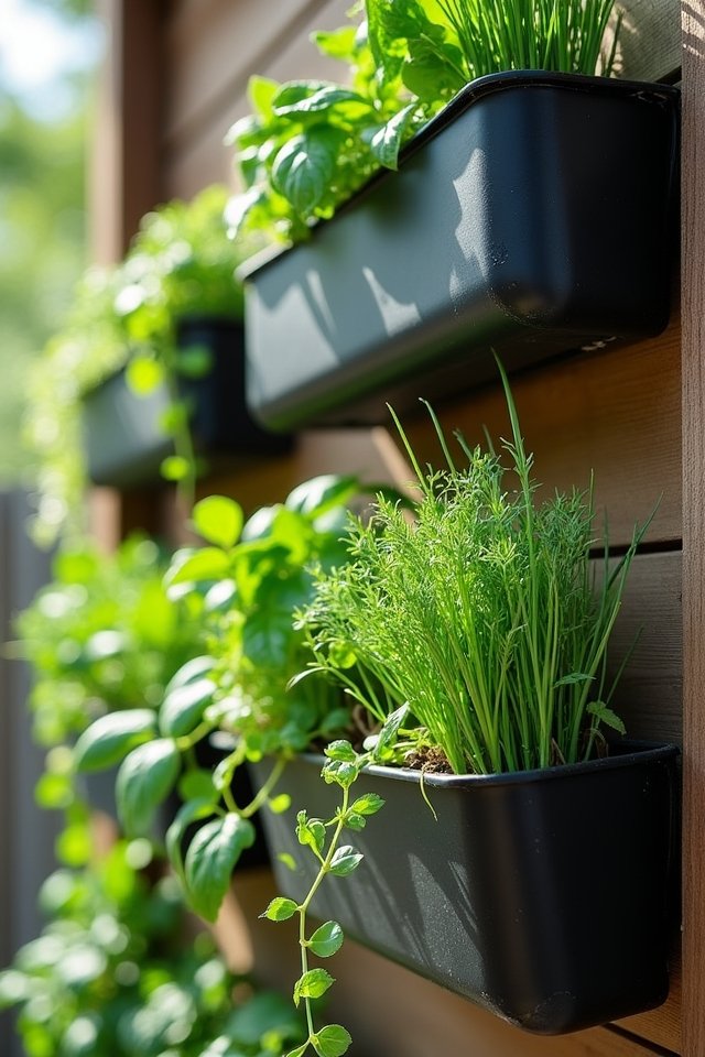 vertical herb garden solution