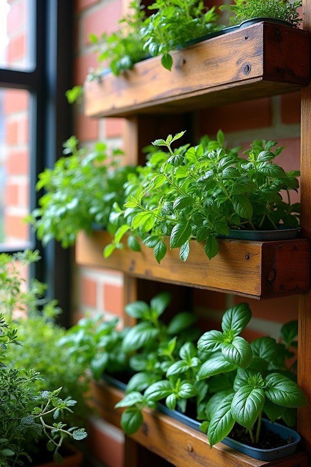 vertical herb garden solution