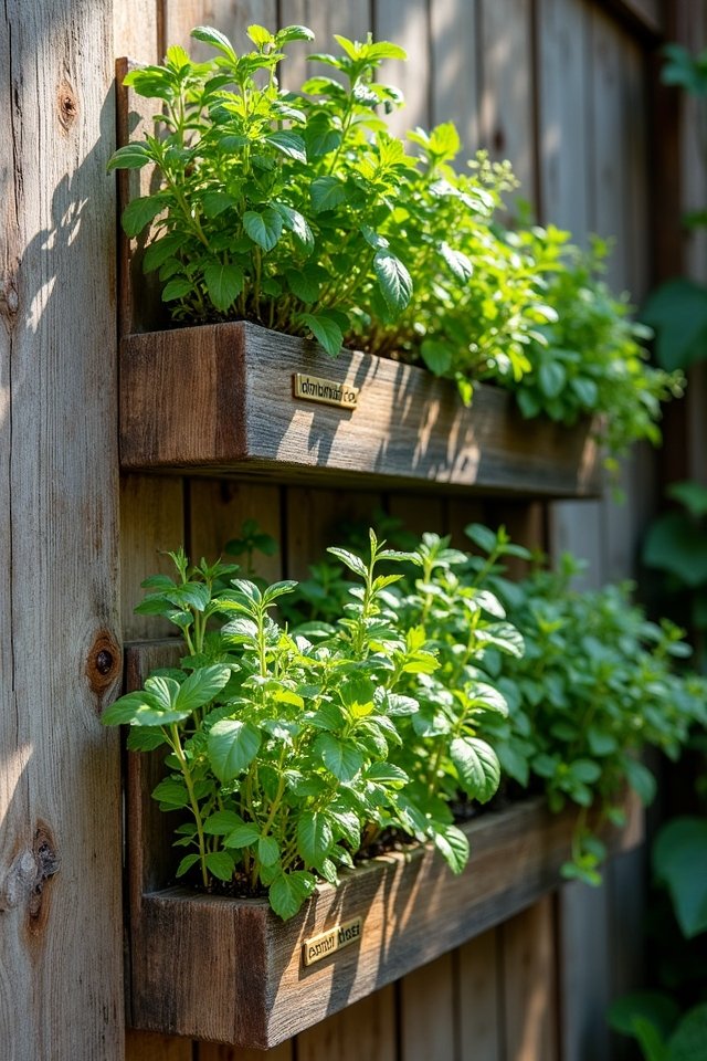 vertical herb gardening solution
