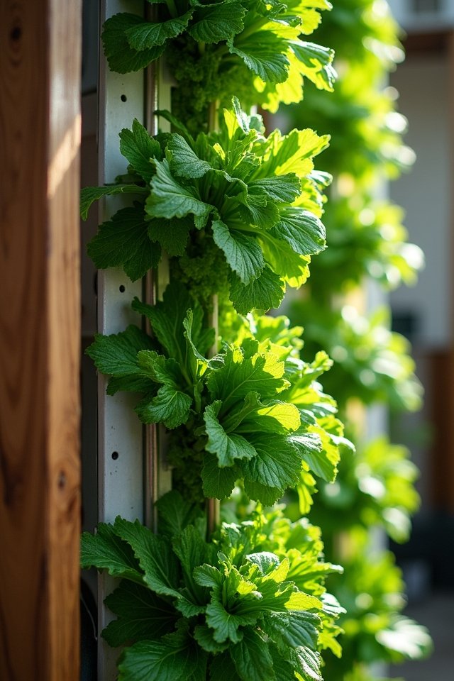 vertical hydroponic veggie garden