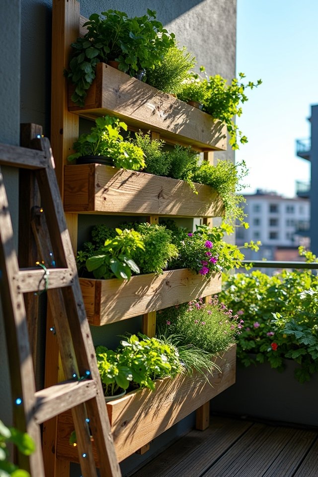 vertical pallet garden creativity