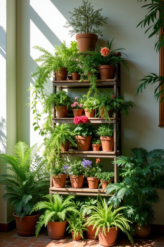 vertical plant display artistry