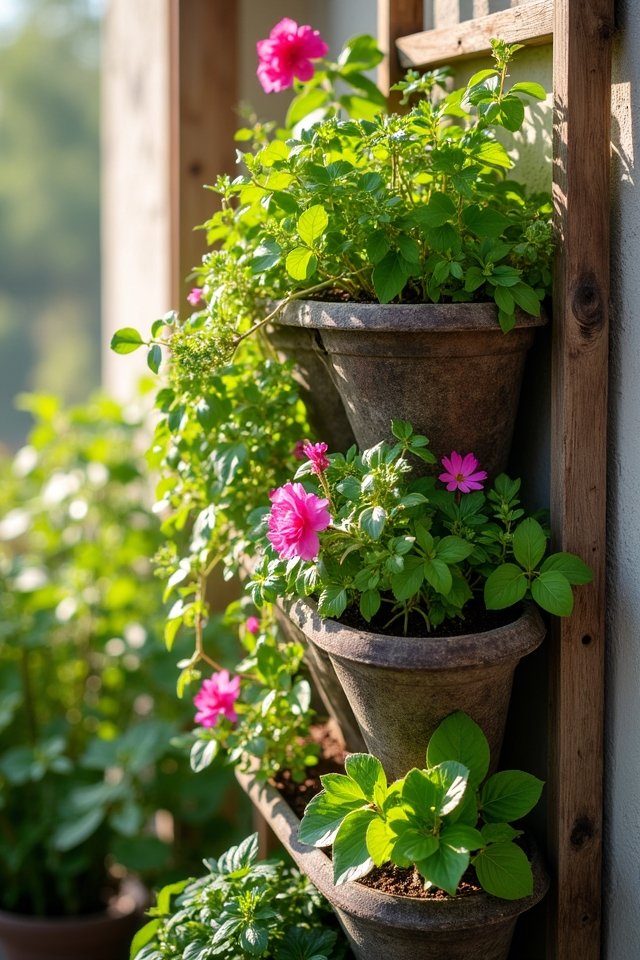 vertical space saving garden towers