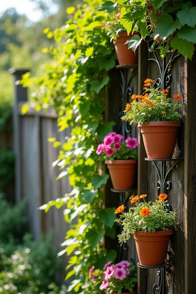 vertical support for gardens