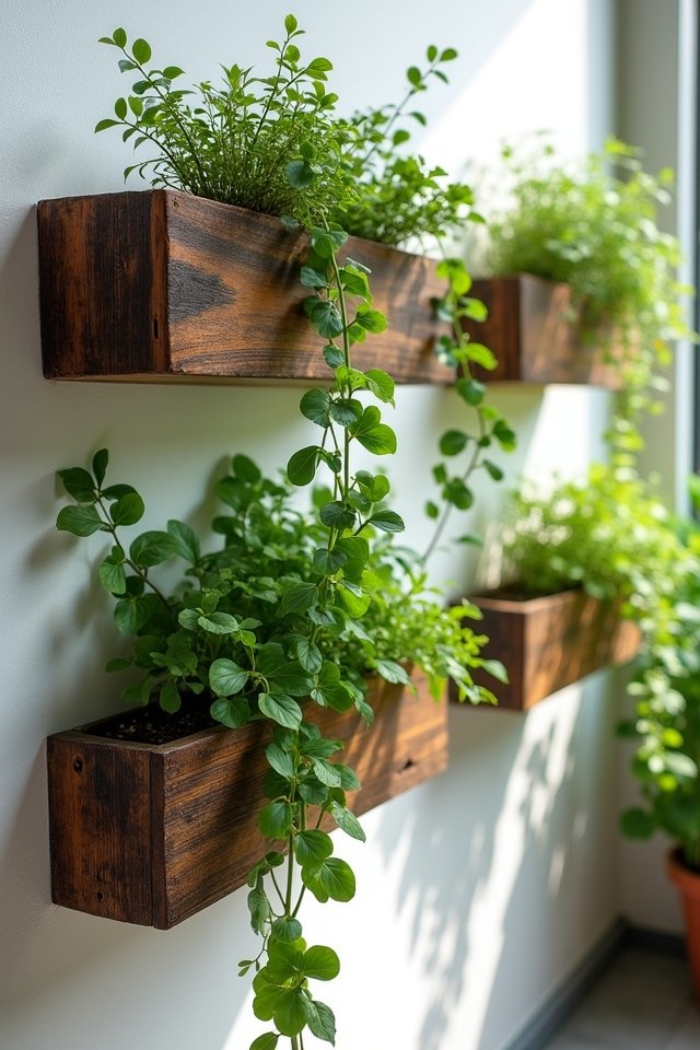 vertical wall art greenery