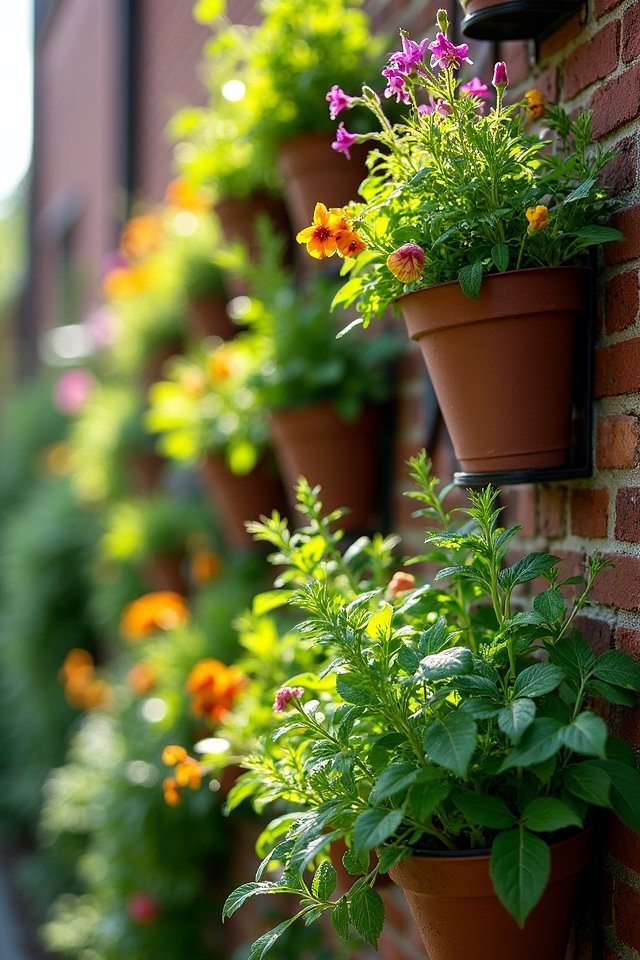 vertical wall garden creativity