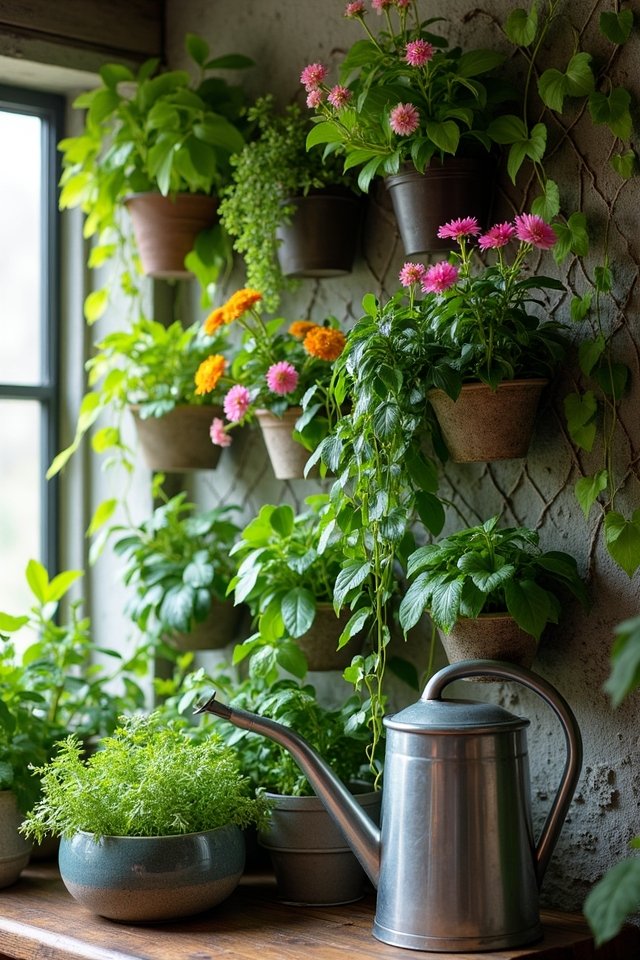 vertical wall garden ideas