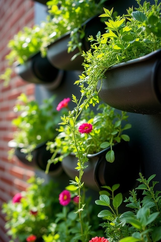 vertical wall mounted gardens