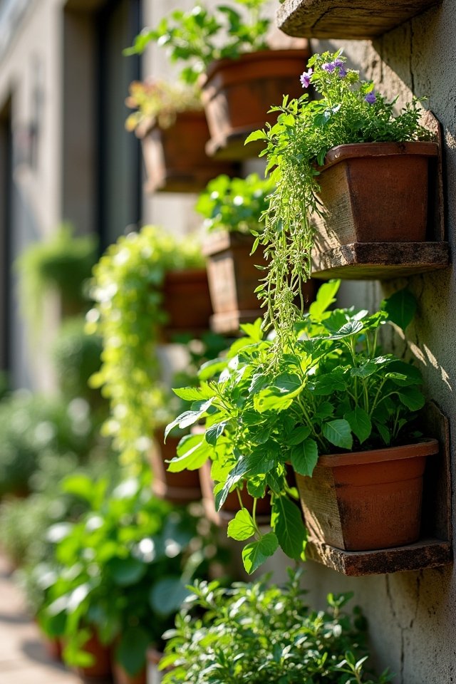 vertical wall planter gardens