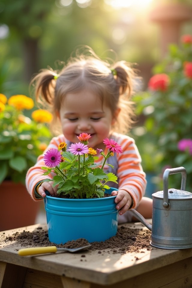 vibrant accessible container gardens