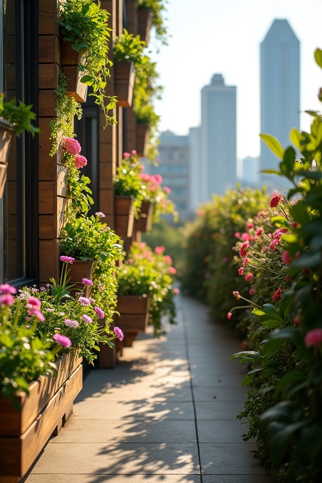 vibrant balcony garden retreat