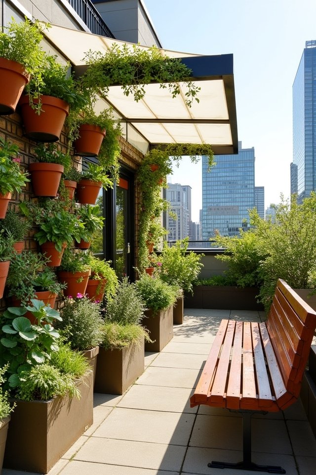 vibrant balcony green oasis