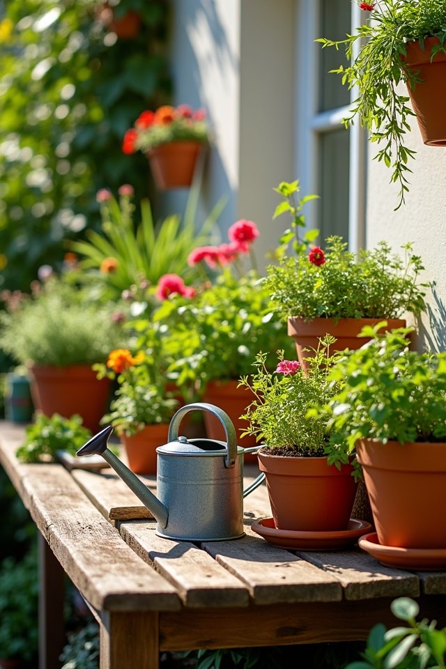 vibrant container garden tips