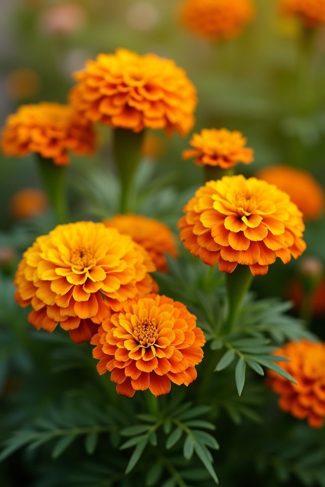vibrant easy care marigolds