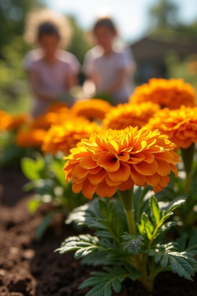 vibrant flowers for children