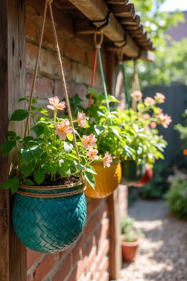 vibrant hanging planter styles