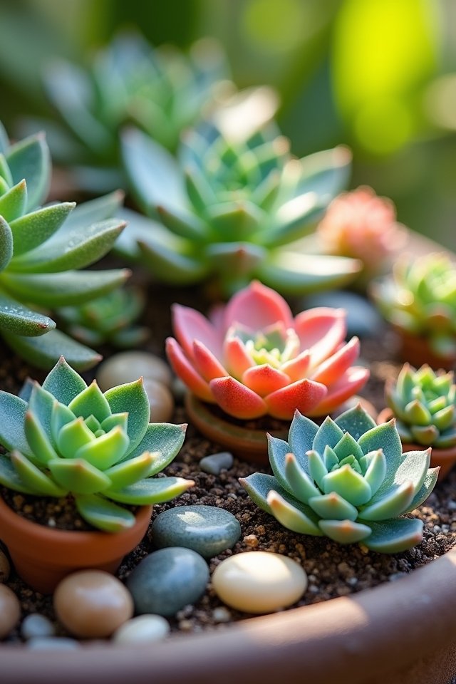 vibrant low maintenance miniature gardens