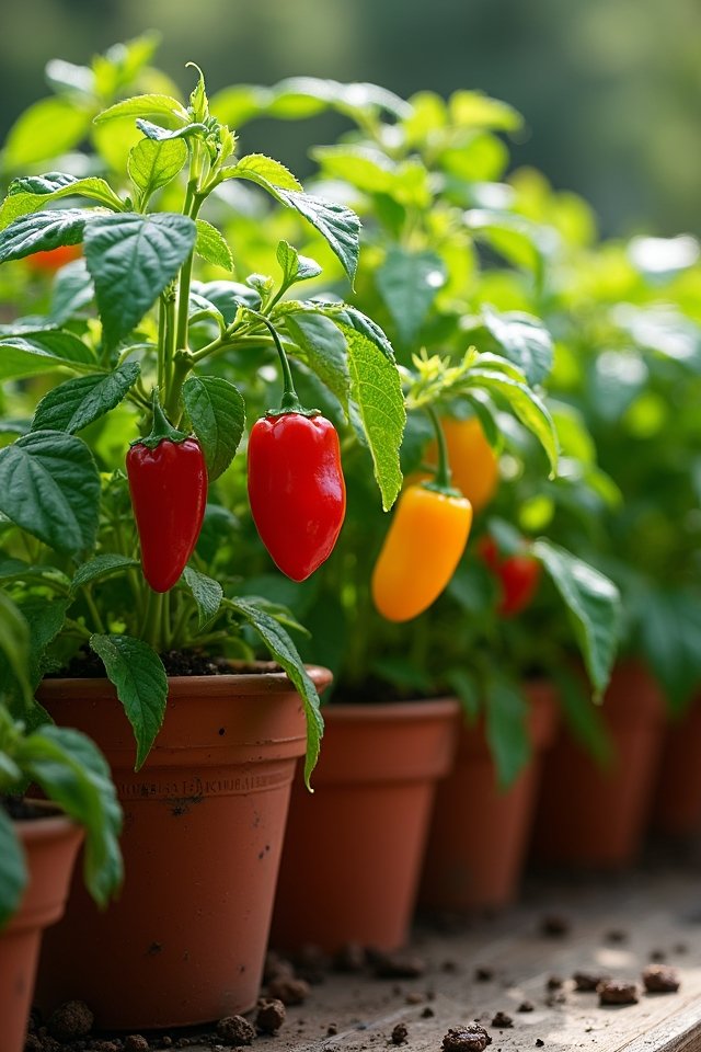 vibrant peppers enhance gardens