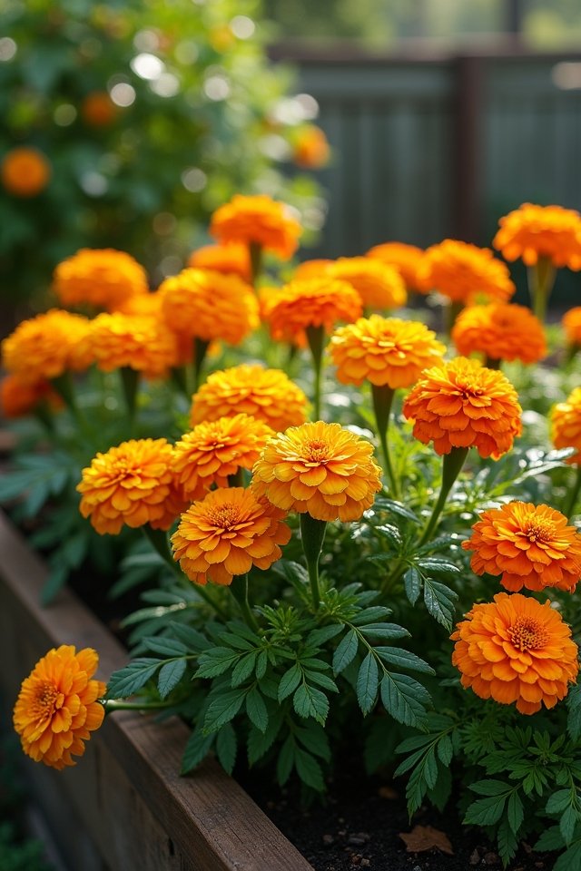 vibrant pest repelling flowers