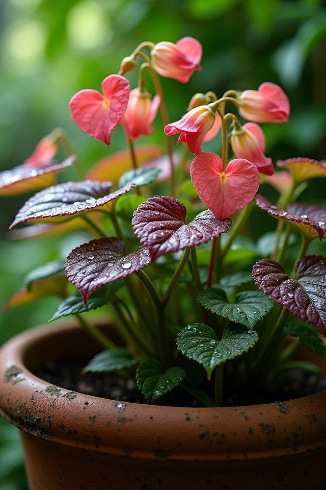 vibrant shady garden accents