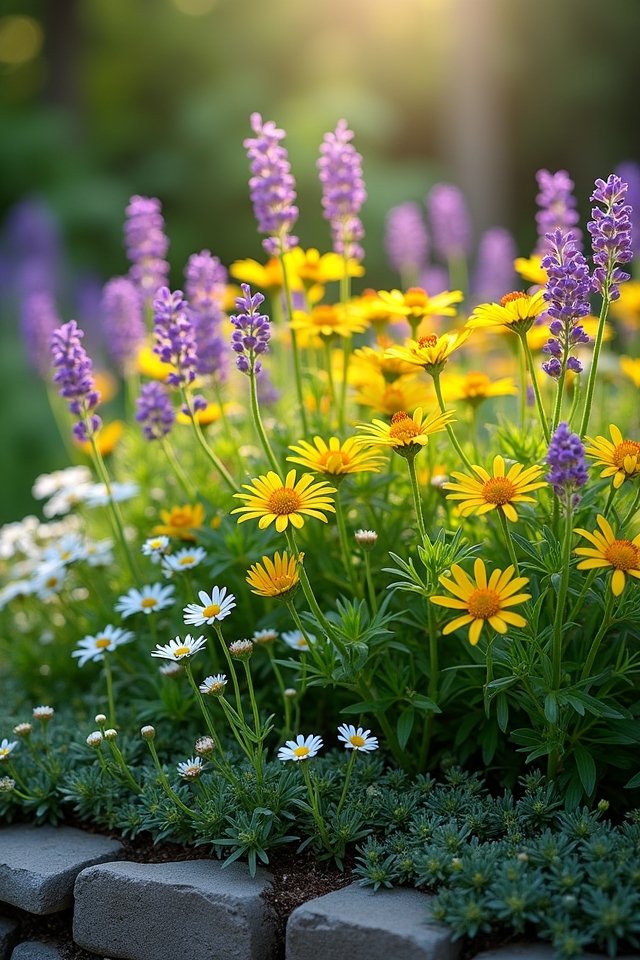 vibrant small garden oasis