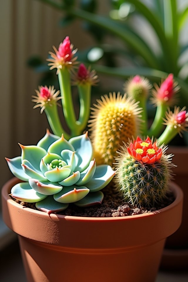 vibrant succulents quirky cacti