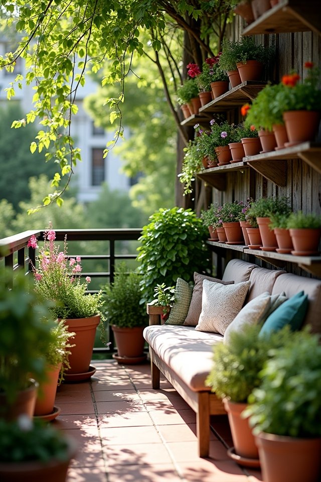 vibrant urban container gardening