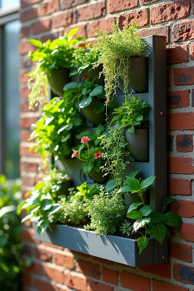 vibrant vertical garden selection