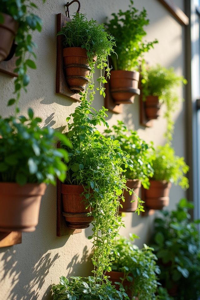 wall mounted herb gardening solutions