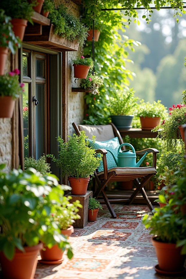 weekly urban garden maintenance