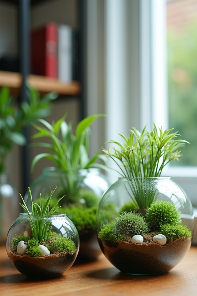 whimsical glass garden creations